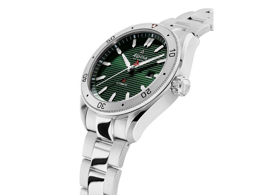 Alpina Alpiner 4 Automatic Watch, Green, 44 mm, AL-525GR5AQ6B