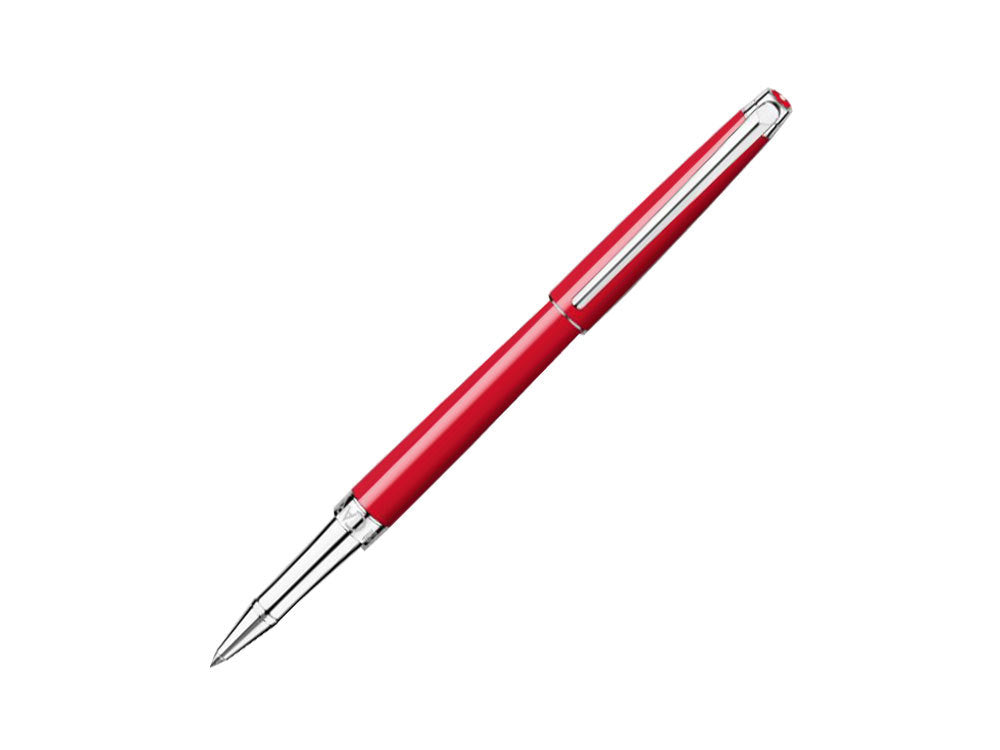 Caran d´Ache Léman Slim Scarlet Red Rollerball pen, Lacquer, Red, 4771.770