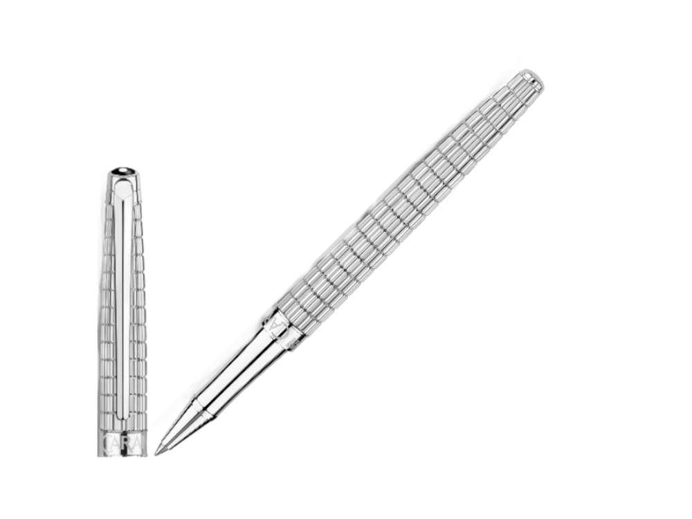 Caran d'Ache Léman Slim Lights Rollerball pen, Rhodium, Silver, 4771.386