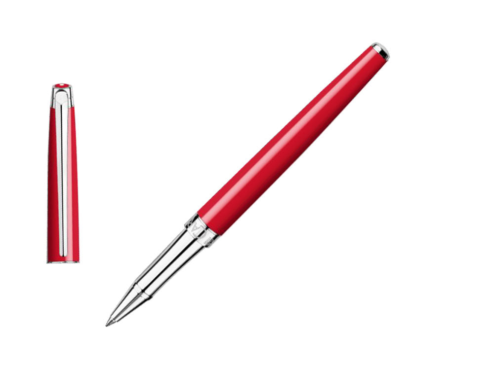 Caran d´Ache Léman Slim Scarlet Red Rollerball pen, Lacquer, Red, 4771.770