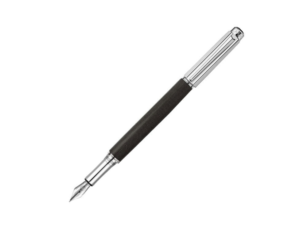 Caran d´Ache Varius Ivanhoe Black Fountain Pen, Coat of mail, C4490.082