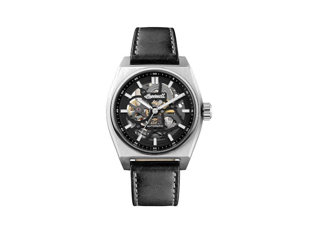 Ingersoll 1892-The Vert Automatic Watch, 43 mm, Black, Leather 