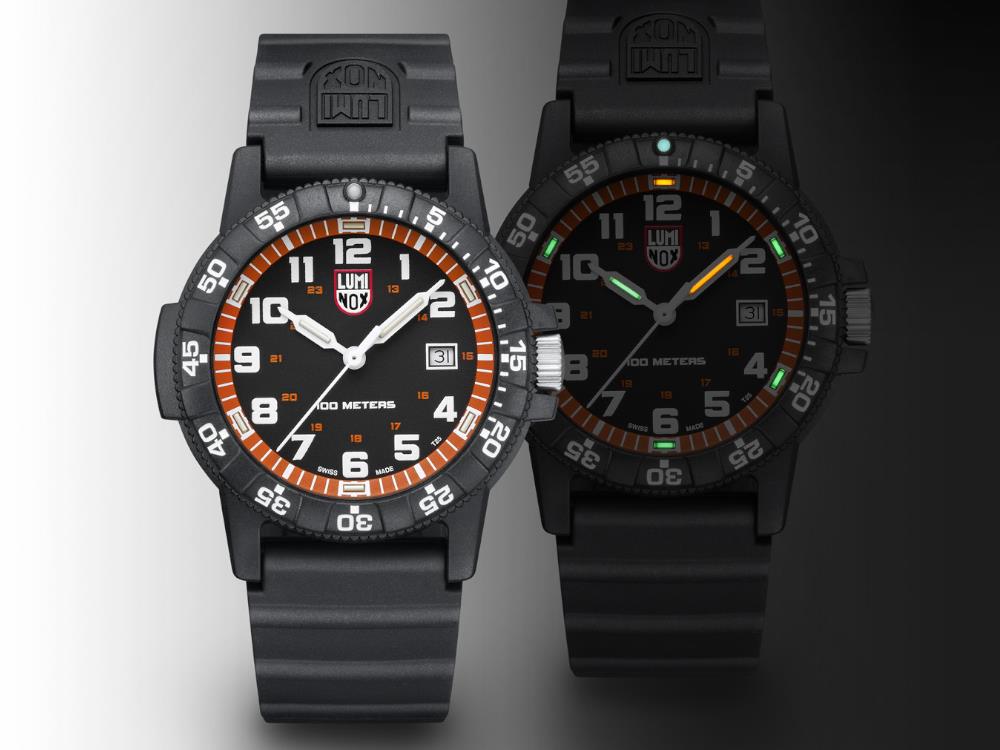 Luminox Sea Turtle Quartz Watch, Orange, CARBONOX™, 44 mm, 10 atm ...