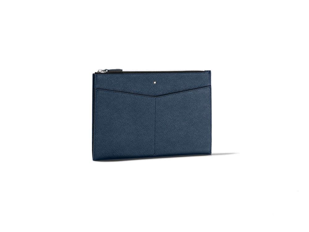 Montblanc Sartorial Unisex Envelope Bag in black leather