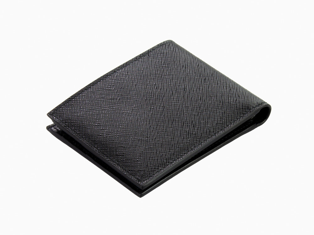 Montblanc Sartorial Wallet, Leather, Black, 6 Cards, 130315