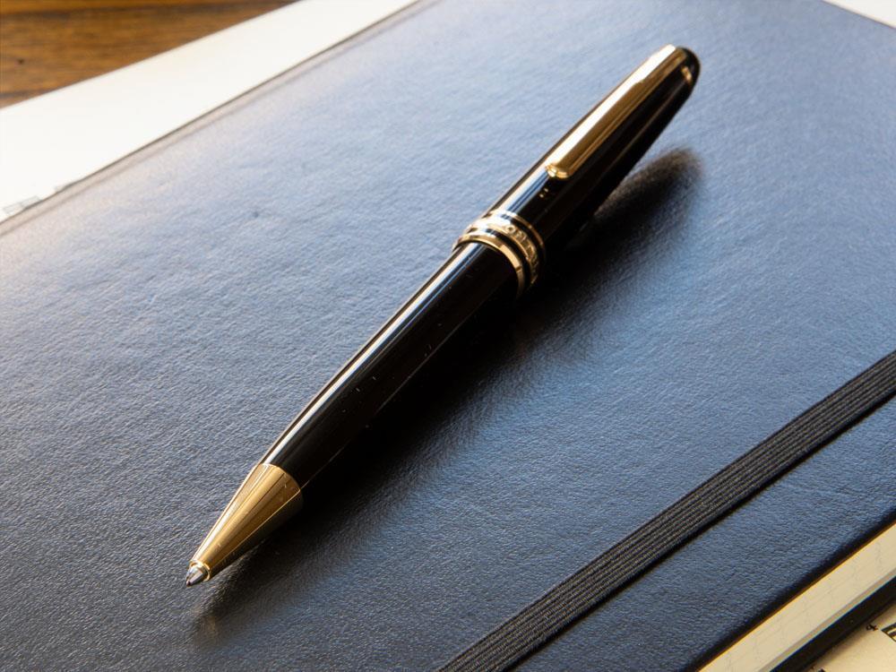 Montblanc Meisterstück Classique Ballpoint pen, Gold trim, 132453