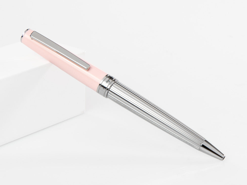 Montegrappa Armonia Duetto Ballpoint pen, Steel, Pink, ISA1MBAS