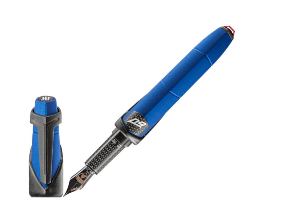 Montegrappa Automobili Lamborghini 60°Blue Aegeus Fountain Pen, ISLAN-UB