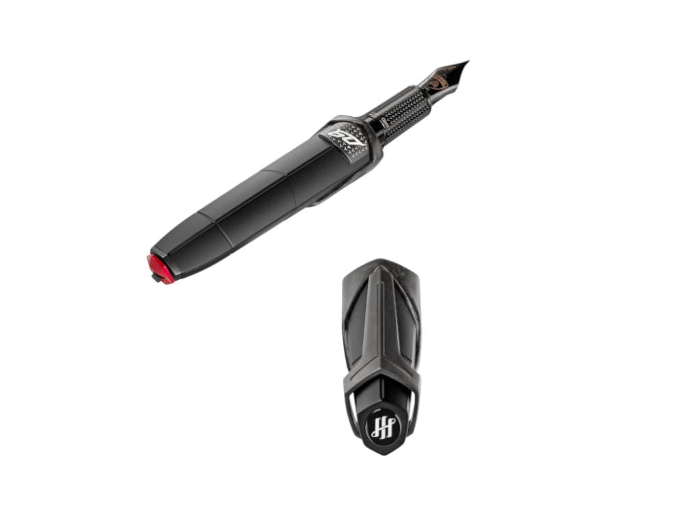 Montegrappa Automobili Lamborghini 60°Nero Noctis Fountain Pen, ISLAN-UC