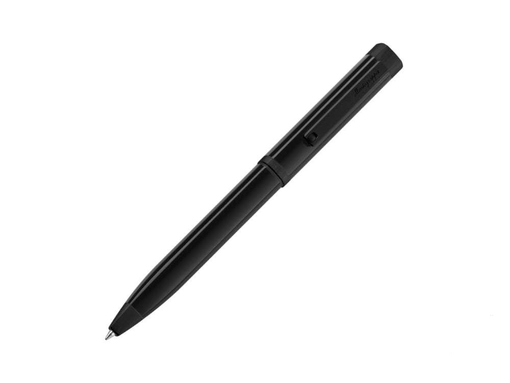 Montegrappa Quattro Ballpoint pen, Acrylic Resin, Ultra Black, ISZ4IBIC