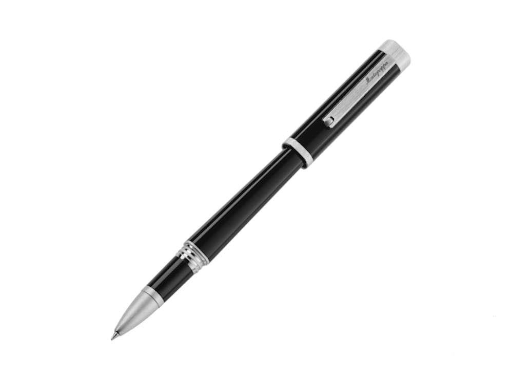 Montegrappa Quattro Rollerball pen, Palladium trim, Black, ISZ4IRIP