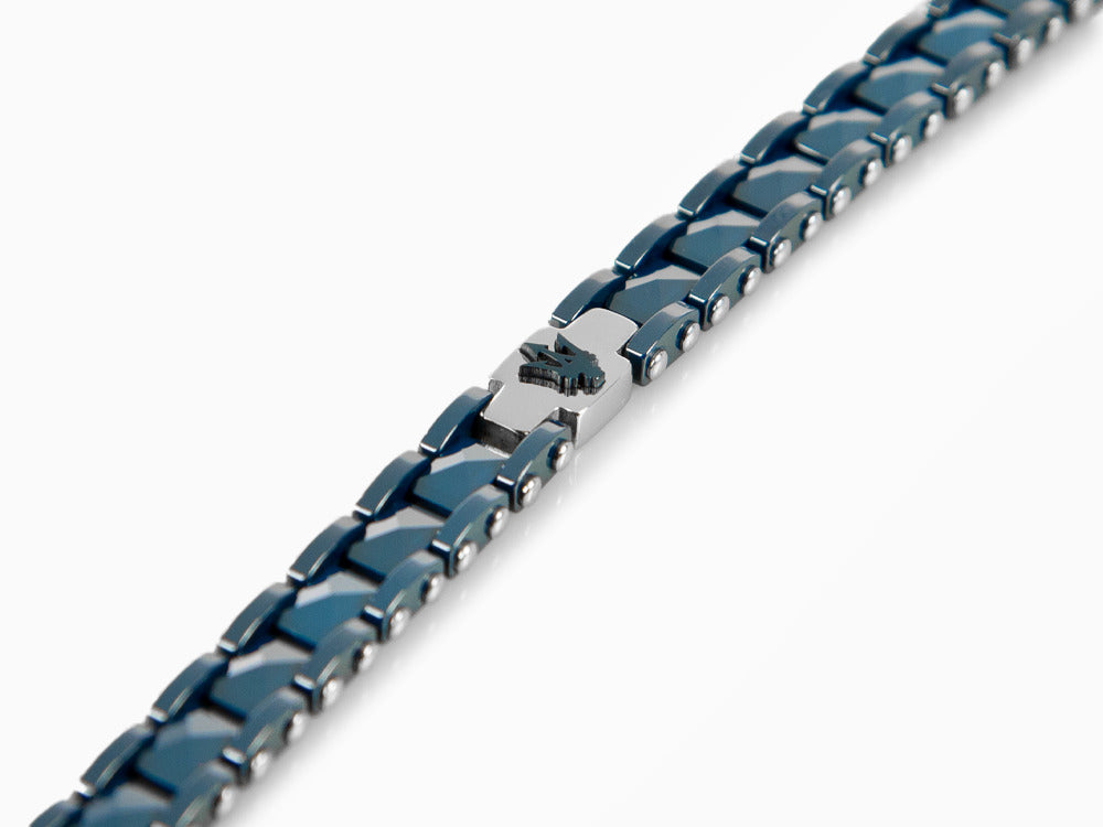 Maserati Gioielli Bracelet, Stainless steel, Blue, PVD, JM422ATZ14