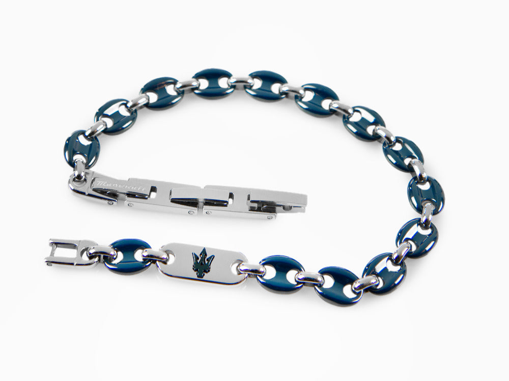 Maserati Gioielli Bracelet, Stainless steel, Silver, PVD, JM422ATZ18