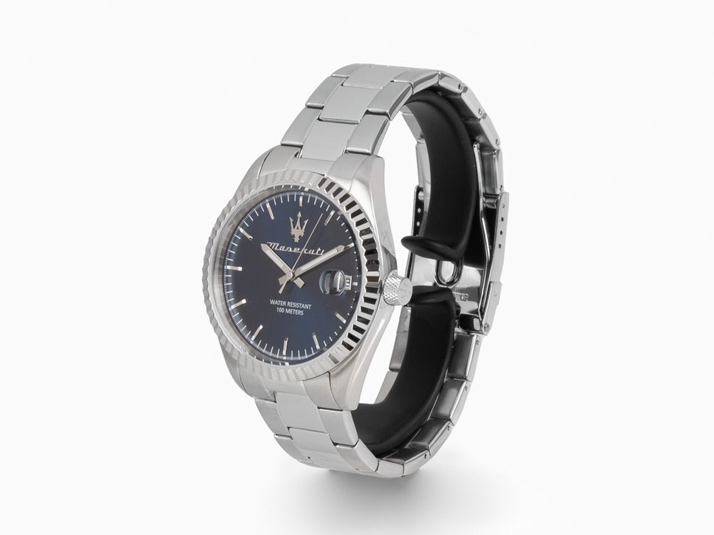 Maserati Competizione Quartz Watch, Blue, 43 mm, Mineral crystal R8853100029