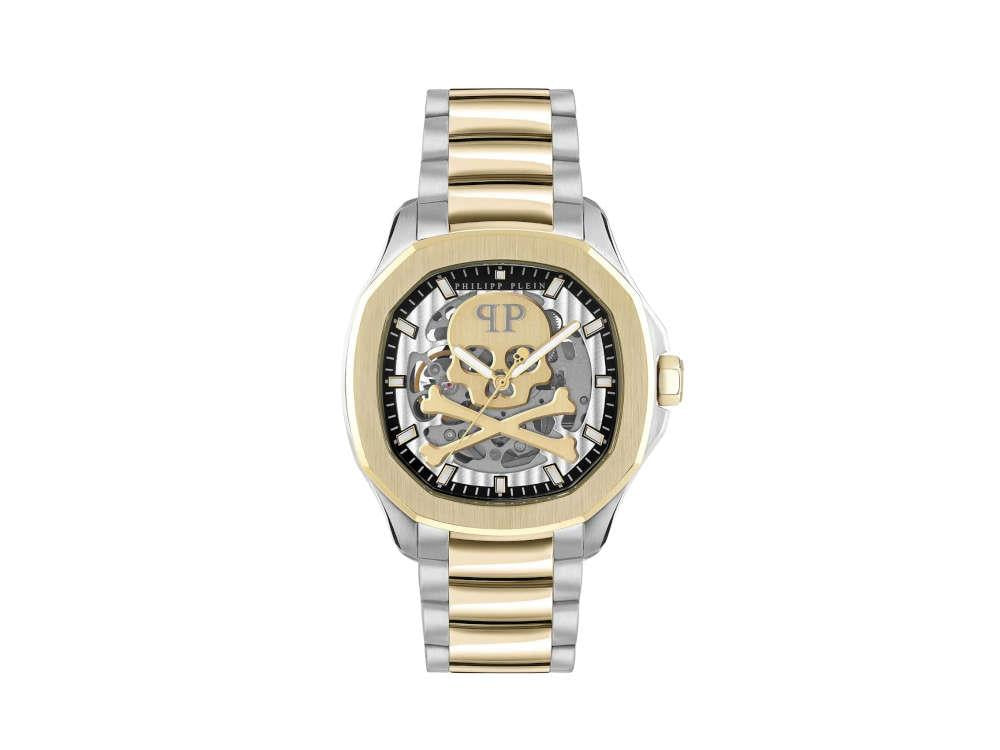 Philipp Plein 42 mm Automatic Watch, PVD Gold, Grey, 42 mm, PWRAA0323