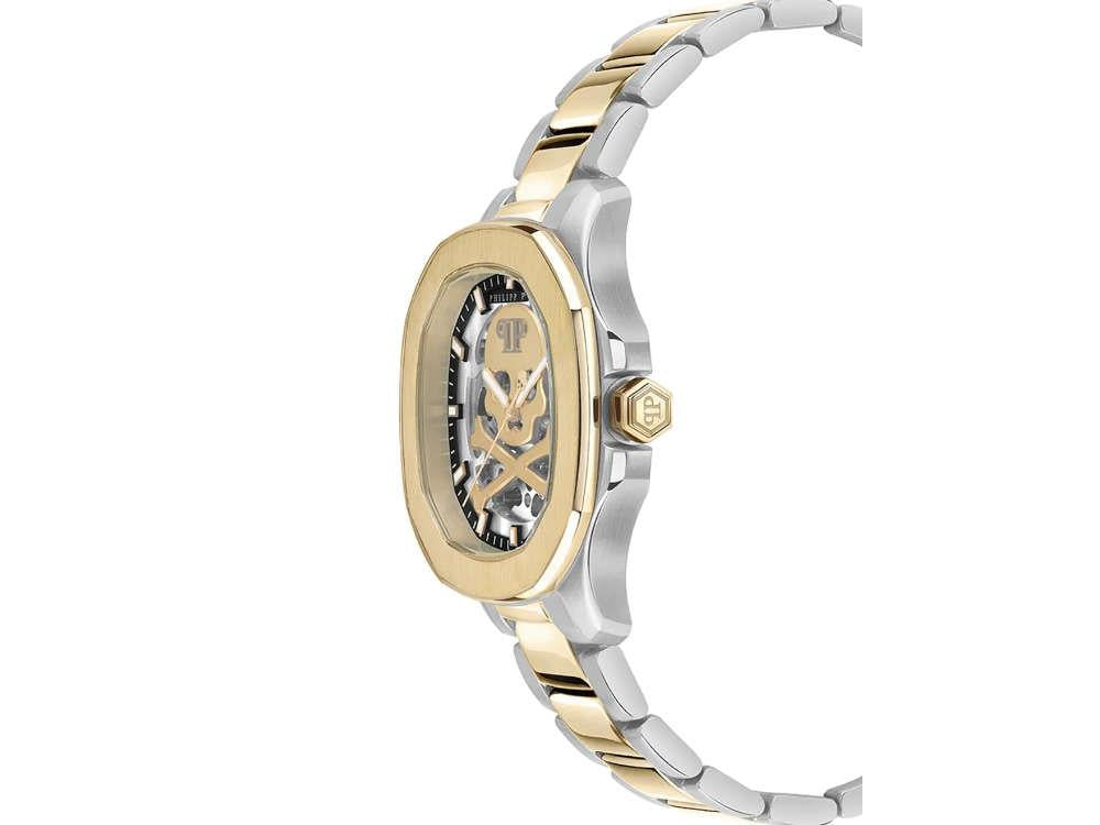 Philipp Plein 42 mm Automatic Watch, PVD Gold, Grey, 42 mm, PWRAA0323