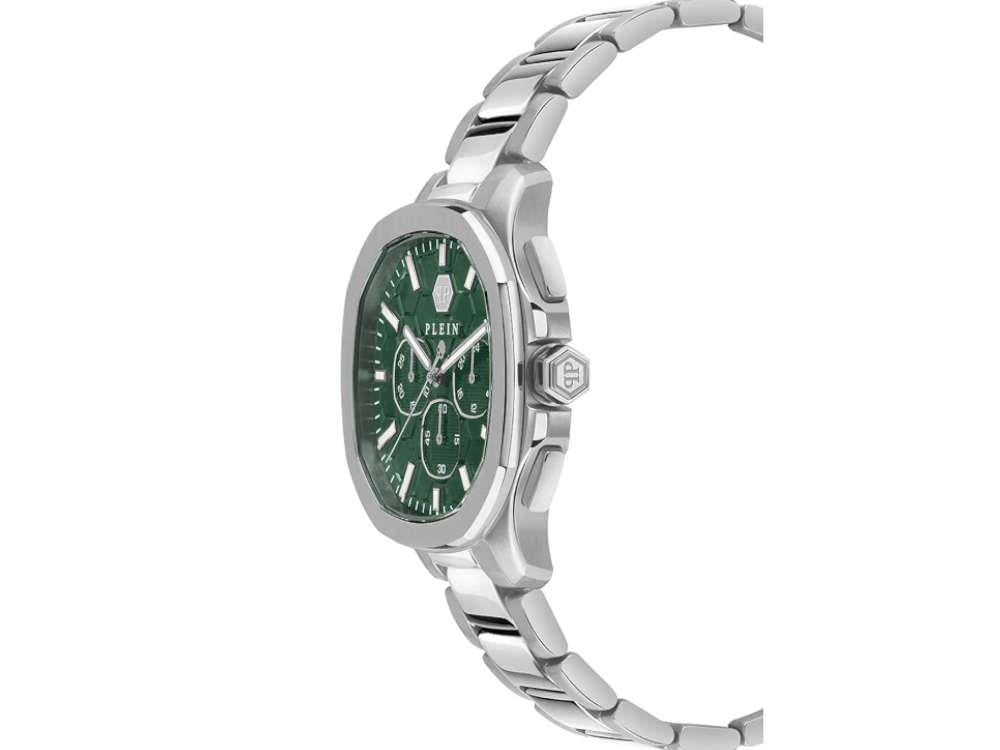 Philipp Plein  44 mm Quartz Watch, Green, Mineral crystal, PWSAA0223