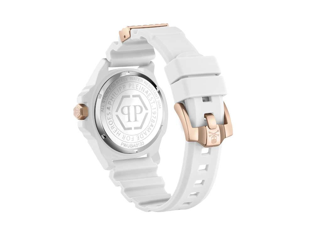 Philipp Plein The Skull Ecoceramic Quartz Watch, White, 44 mm, PWUBA0123