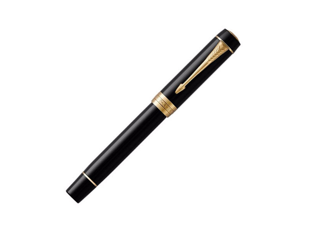 Parker Duofold Centennial Fountain Pen, Precious Resine, Gold Trim