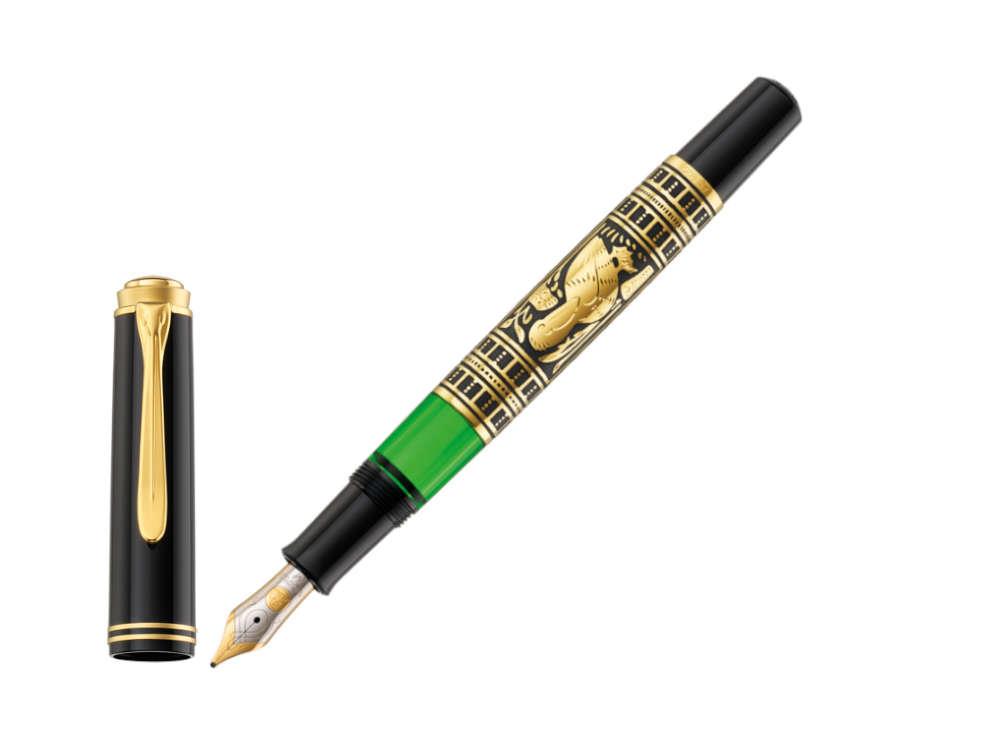 Pelikan Toledo M900 Fountain Pen, Gold, Resin, 921387