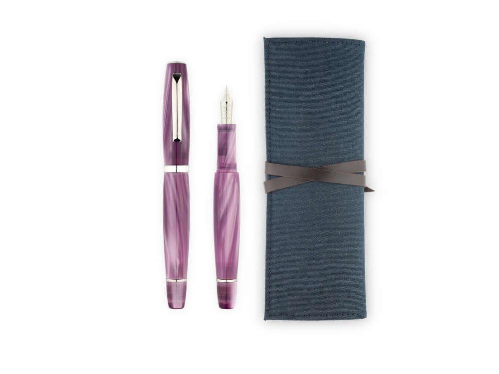 Scribo La Dotta Campanula Fountain Pen, 14K, Limited Ed, DOTFP07PL1403