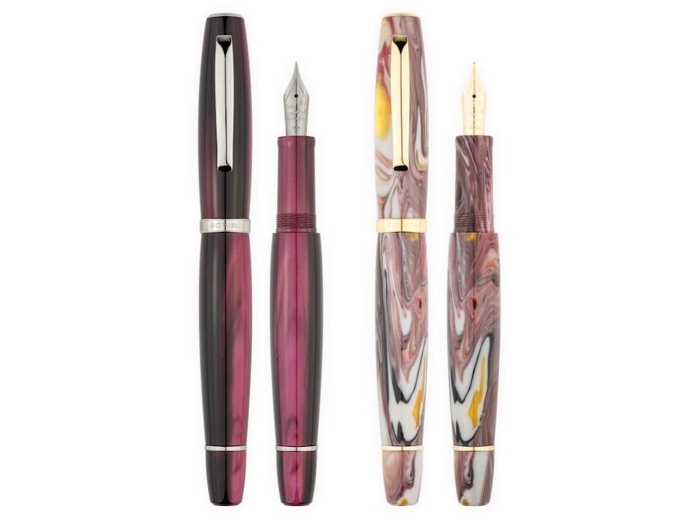 Scribo La Dotta Orefici Fountain Pen, 14K, Limited Ed, DOTFP12YG1403