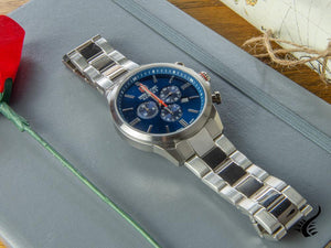 II - Classic Hanowa Iguana AU Chrono Quartz Land Sell Watch, Military Blue, Swiss 6-533