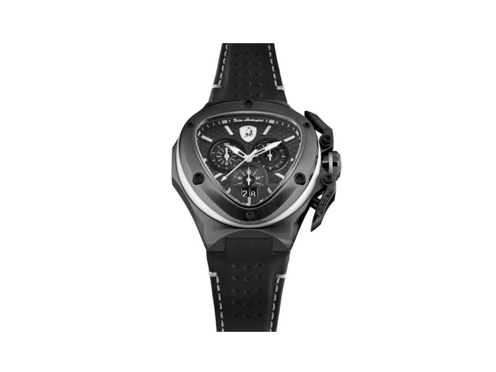 Tonino Lamborghini Spyder X Quartz Watch, Black, 53 mm 