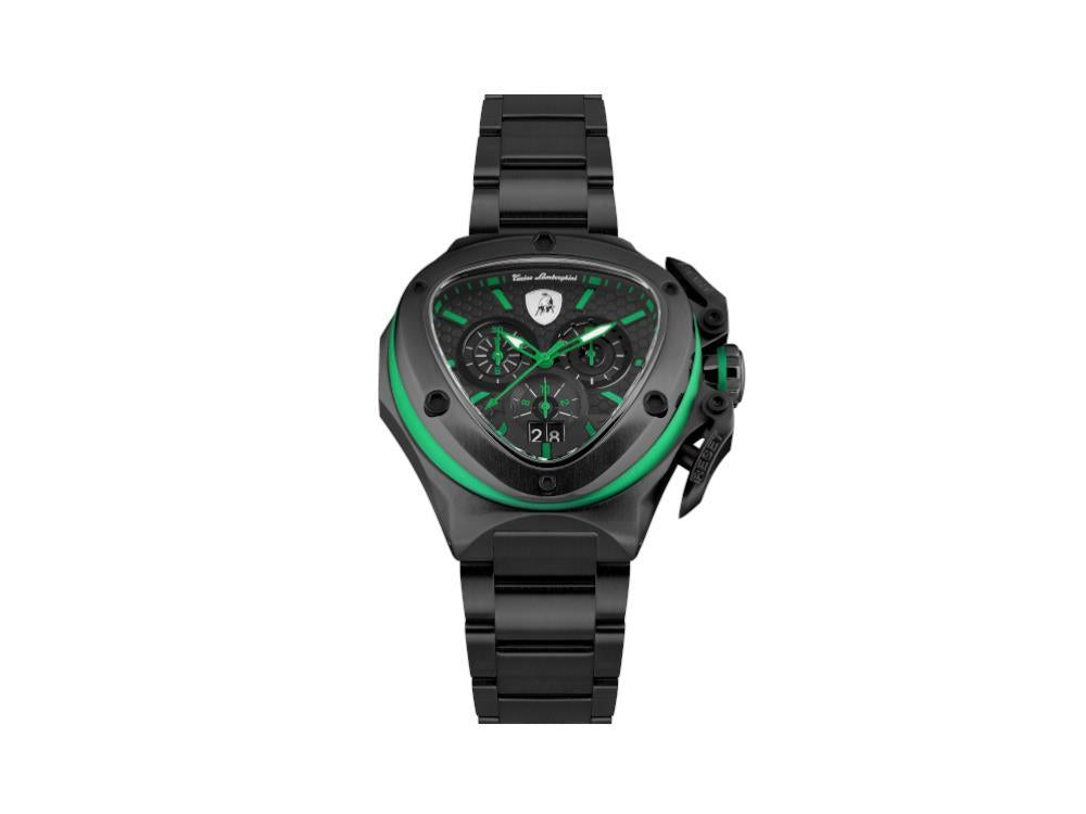 Tonino Lamborghini Spyder X Green Quartz Watch, 53 mm, Chrono, T9XF-B