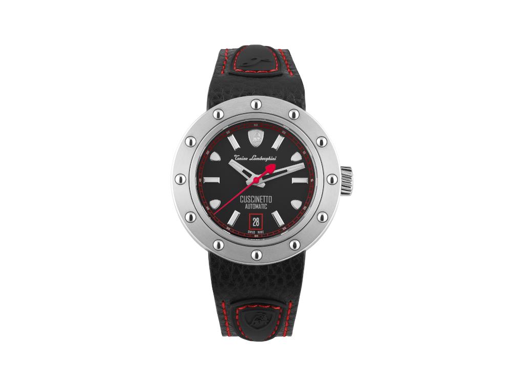 Tonino Lamborghini Cuscinetto Red Automatic Watch, Titanium, 42 mm,TLF-T01-2