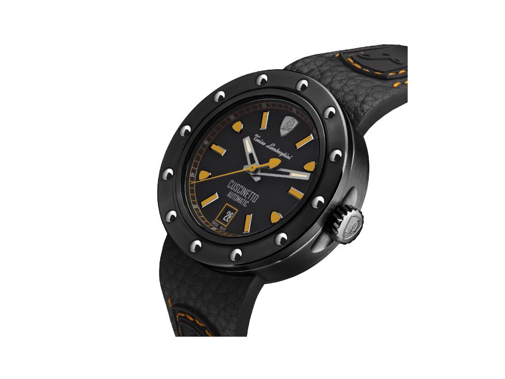 Tonino Lamborghini Cuscinetto Orange Automatic Watch, Titanium, 42 mm, TLF-T01-3