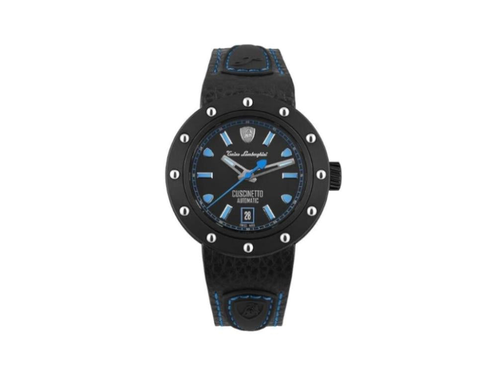 Tonino Lamborghini Cuscinetto Blue Automatic Watch, Titanium, 42 mm,TLF-T01-4