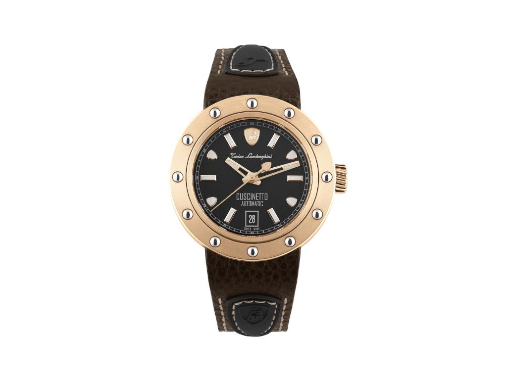 Tonino Lamborghini Cuscinetto Rose Gold Automatic Watch,42 mm, TLF-T01-5