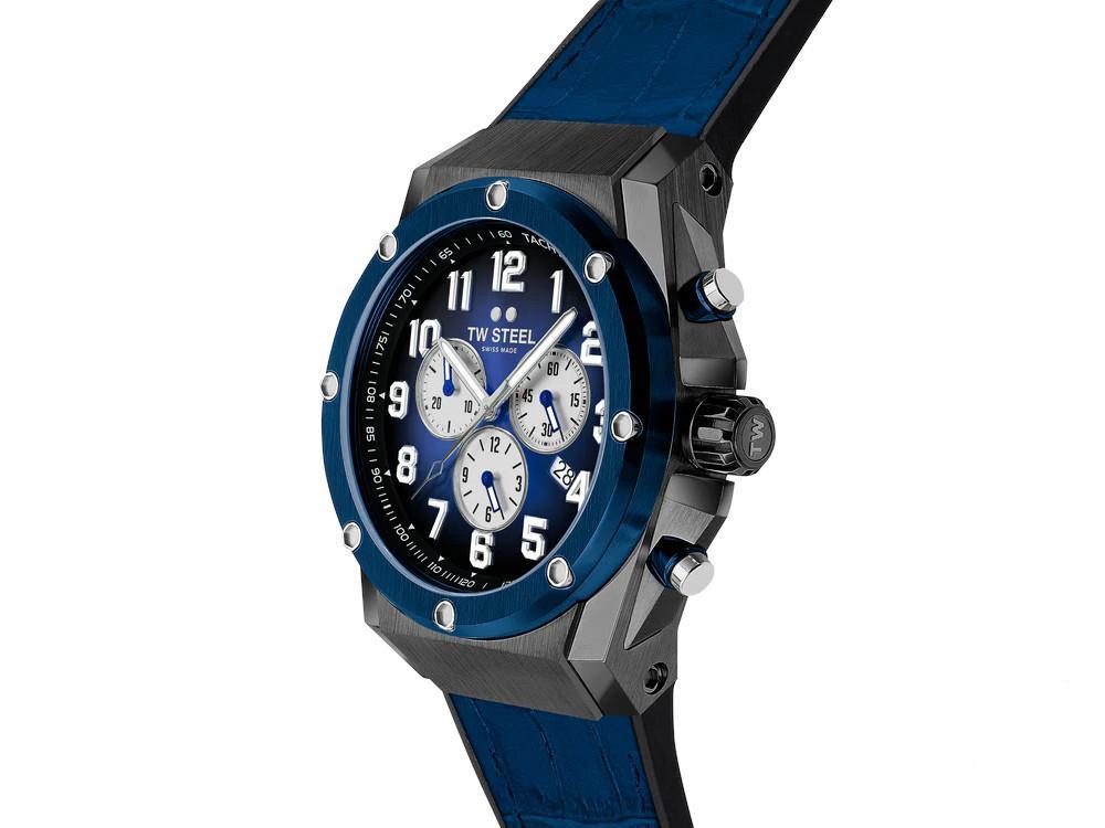 TW Steel Ace Genesis Quartz Watch, Blue, 44 mm, Limited Edition, ACE134