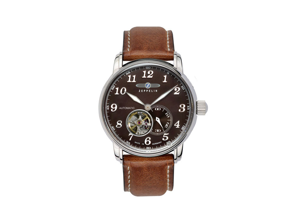 Zeppelin LZ 127 Graf Zeppelin Automatic Watch, Brown, 40 mm, 7666-4